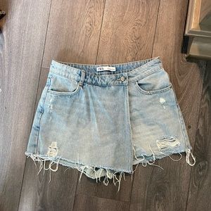 ZARA Denim Skort